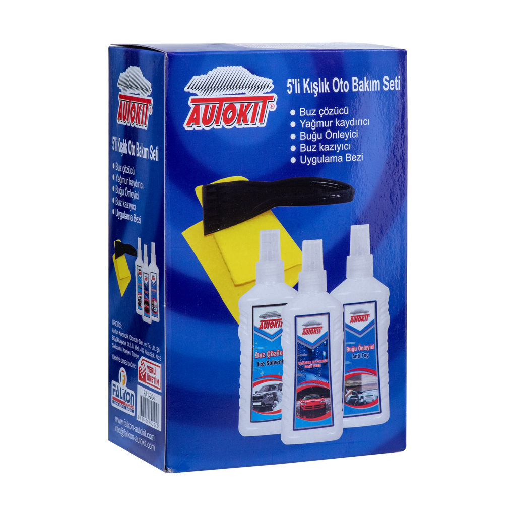 Autokit 5'li Kışlık Oto Bakım Seti