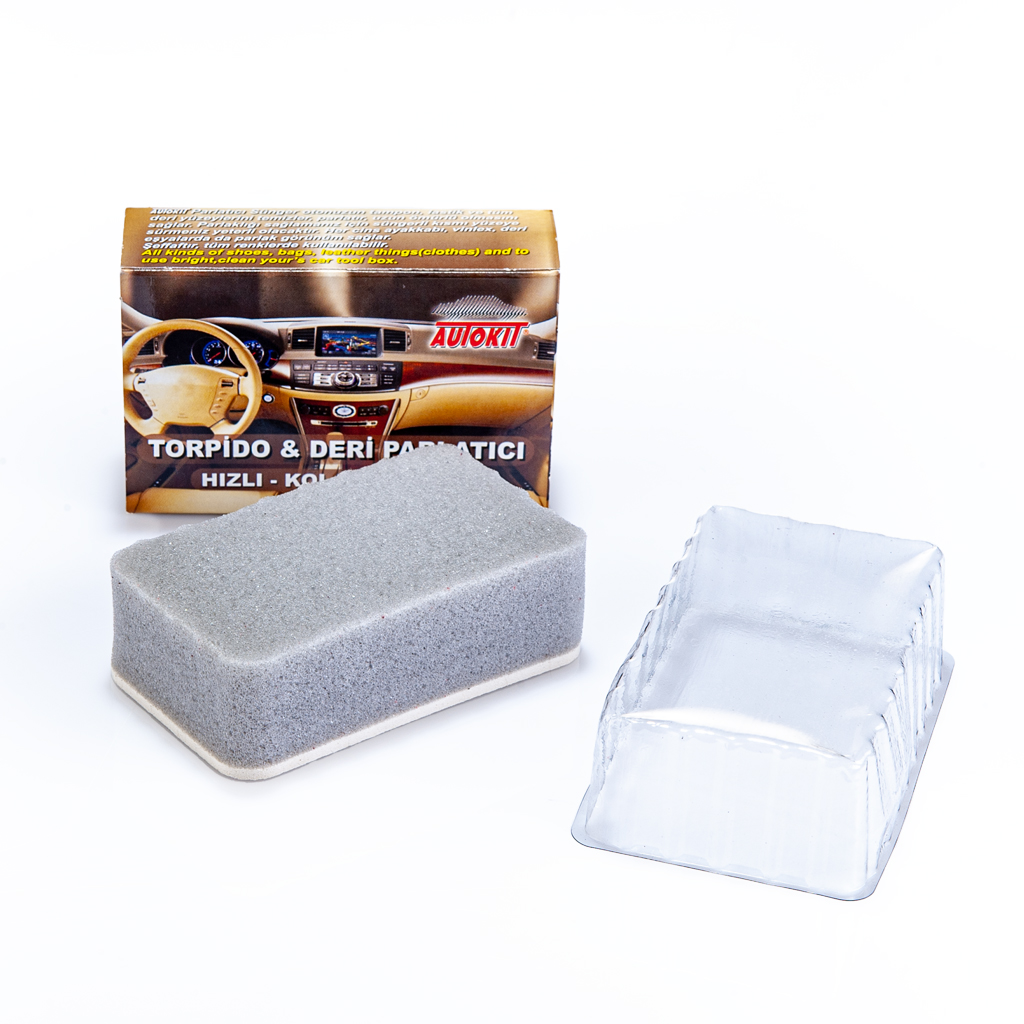 Autokit Torpido ve Deri Parlatıcı Ultra Sünger