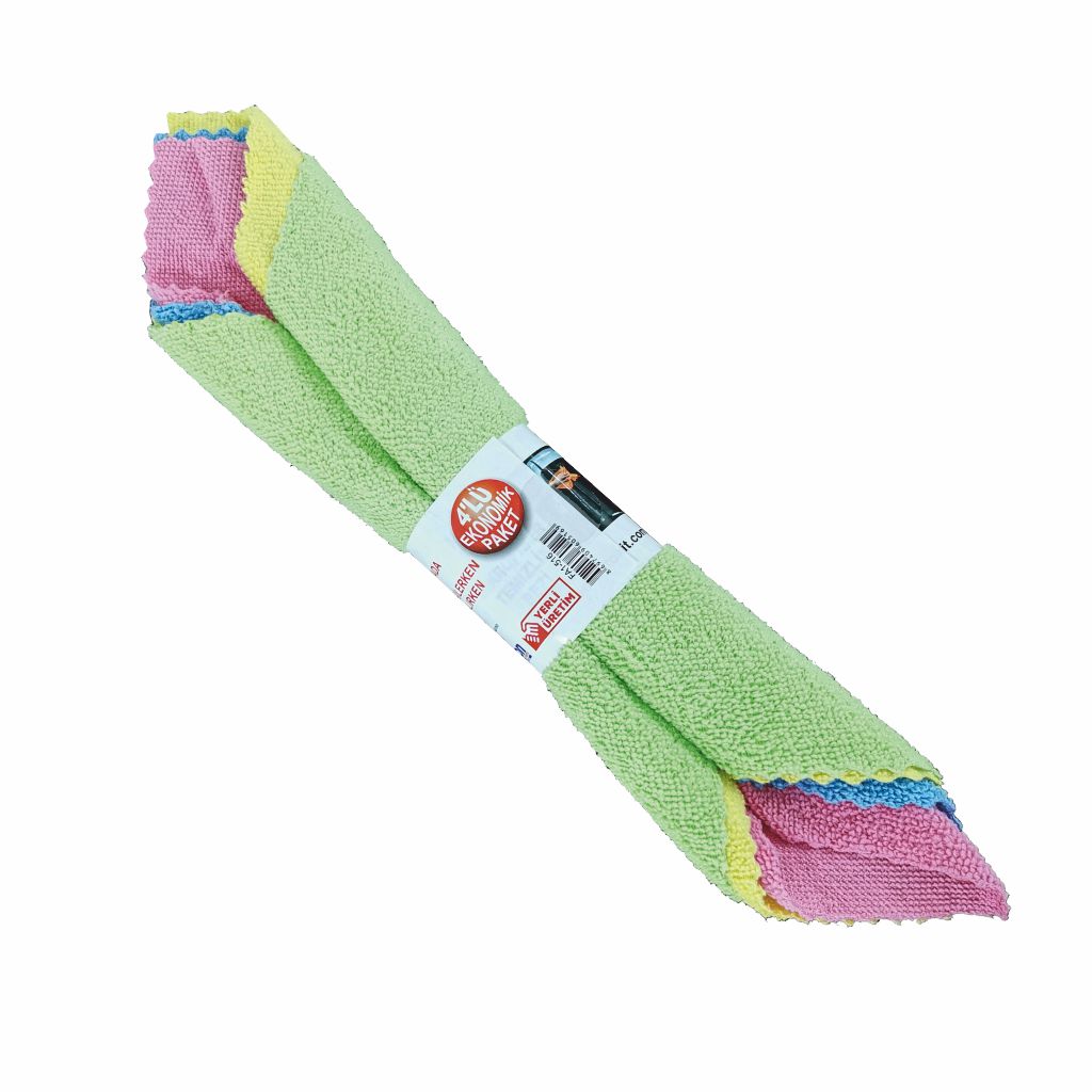 Magic Dose Mikrofiber Bez 4'lü Ekonomik Paket 30*30 cm