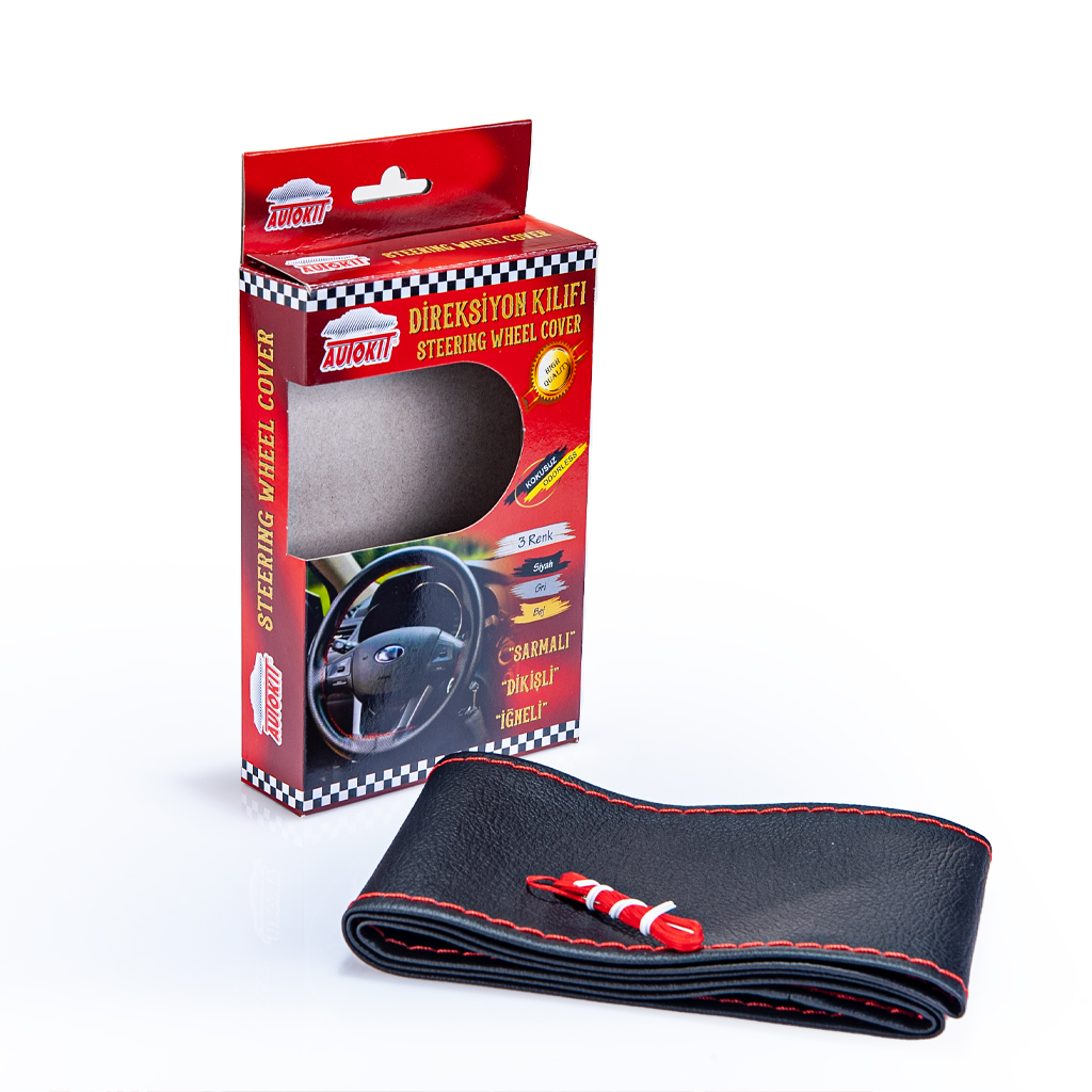 Autokit Direksiyon Kılıfı Sarmalı,Dikişli,İğneli