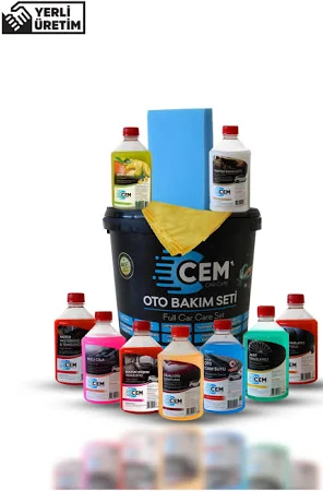 Cem 12 Parça Oto Bakım Seti