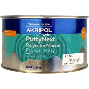 Akzonobel PuttyNext Polyester Macun Gri 1.5 Kg