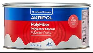 Akzonobel PolyFiber Polyester Macun Gri 1.8 Kg