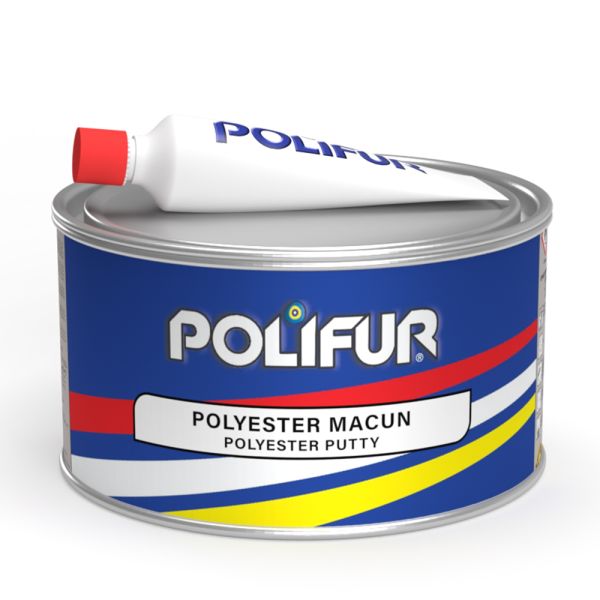 Polifur Polyester Macun Sarı 1 KG