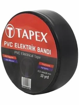 Tapex Elektrik Bantı Siyah