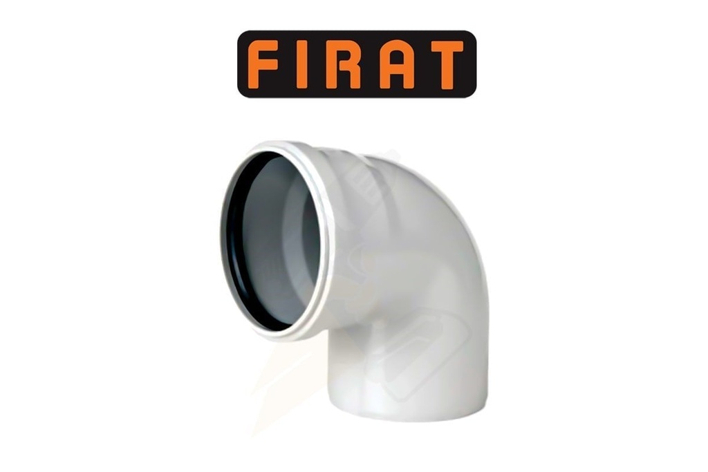 Fırat Atık Su Borusu Kapalı Dirsek 50/87