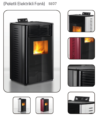 SE07 Elektrikli Fanlı Pelet (Pro Seri)