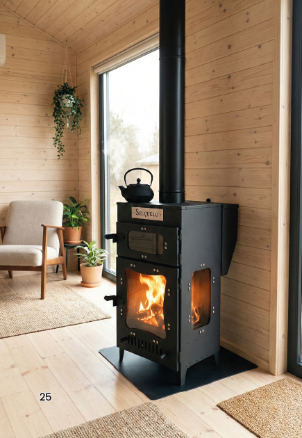 SPO01 Kuzineli Peletli Odun Sobası