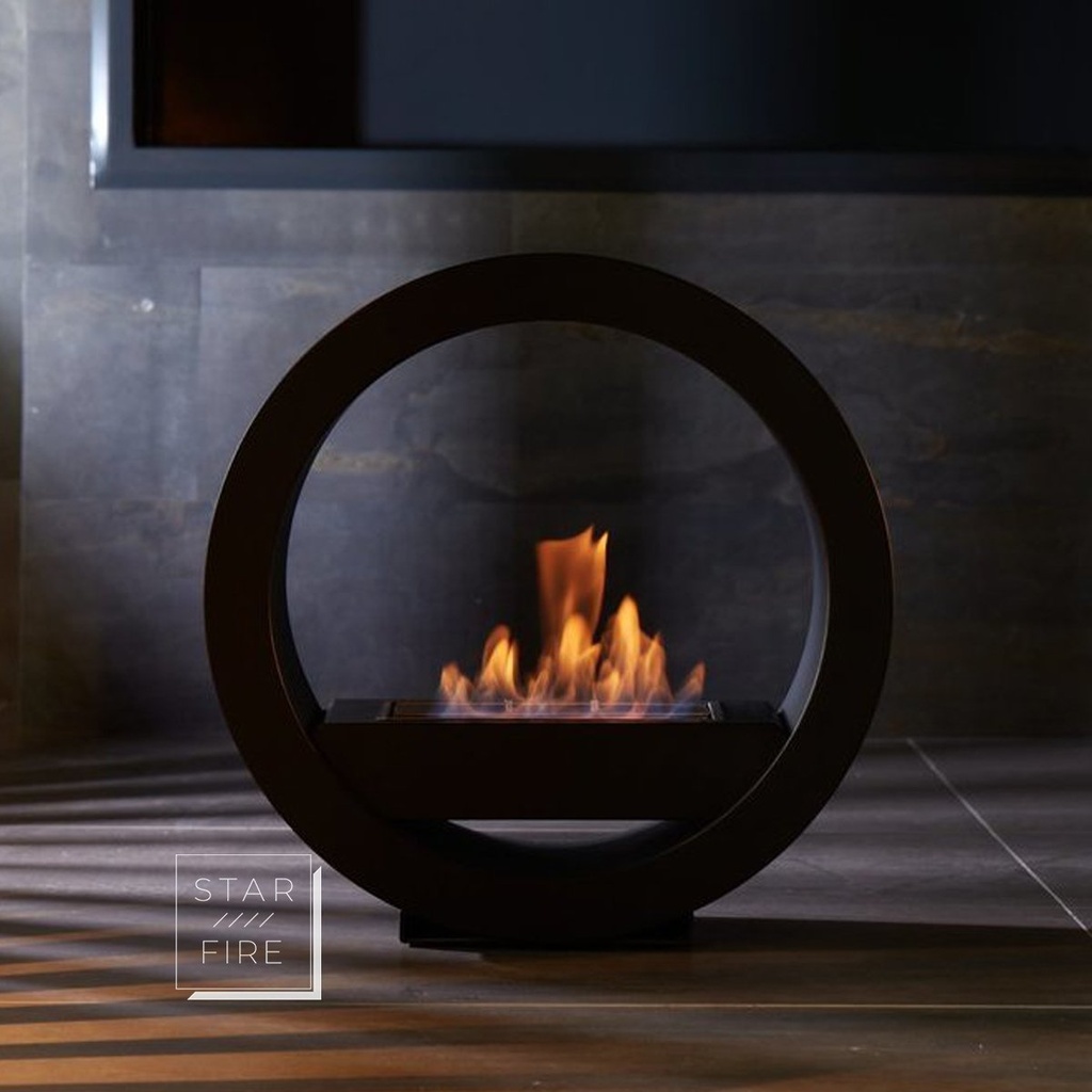 Round Design Taşınabilir Şömine