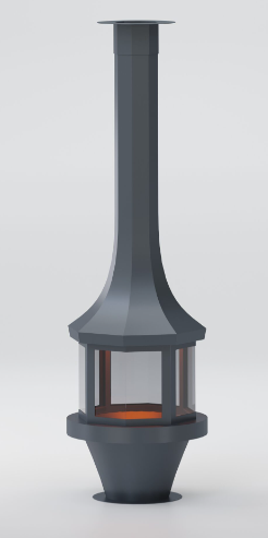 SEKİZGEN MODEL ORTA ŞÖMİNE