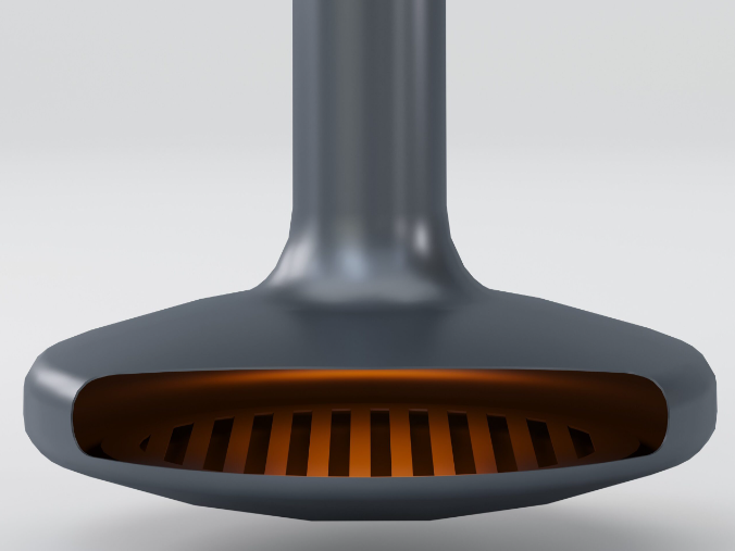 UFO MODEL ORTA ŞÖMİNE 90X90