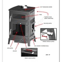 8000 DÖKÜM ŞÖMİNE SOBA