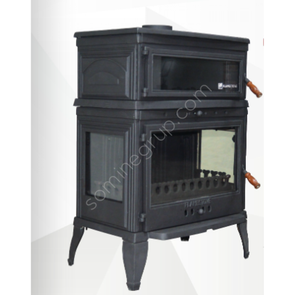 FS-045YK Retro Lux Dik Fırınlı Döküm Soba