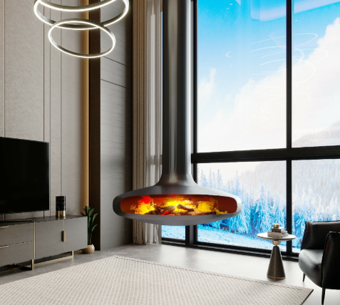 UFO MODEL ORTA ŞÖMİNE 90X90