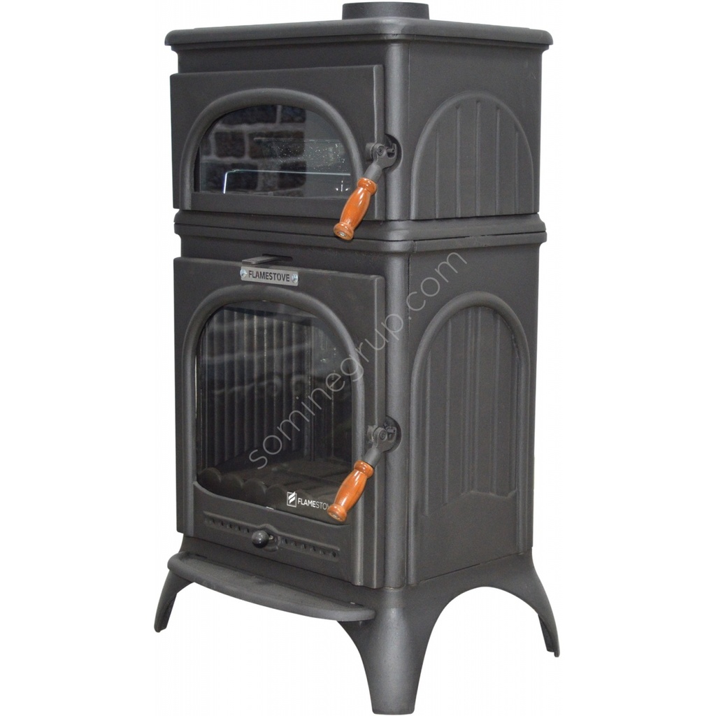 MODENA OVEN TEK CAMLI KUZİNELİ DÖKÜM SOBA 