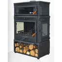 Retro Lux Dik Yan Kapak Style Döküm Soba