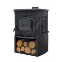 SİRİUS STAR TEK CAMLI YAN KAPAKLI ODUNLUKLU ŞÖMİNE DÖKÜM SOBA